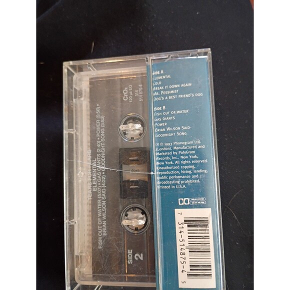 Tears For Fears - Elemental Cassette Album Audio Tape 1993 - Picture 3 of 5